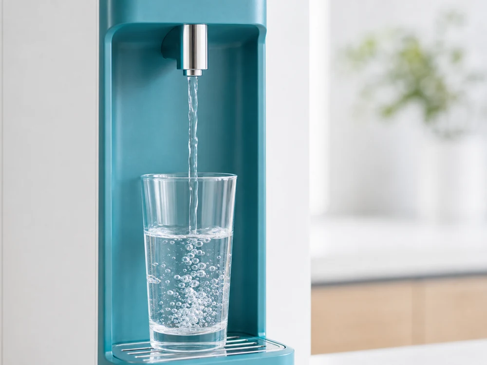 コップに注がれるきれいな水